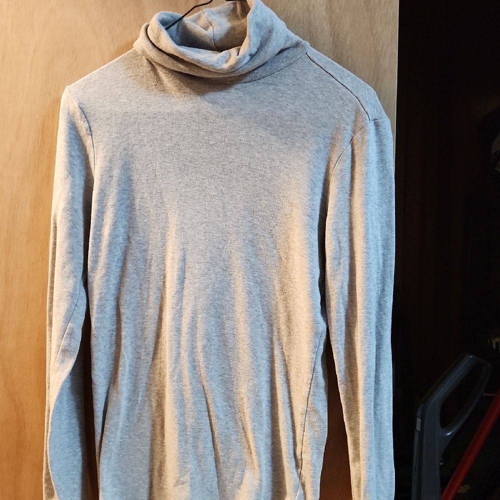 Gray Turtleneck Sweater for Women
